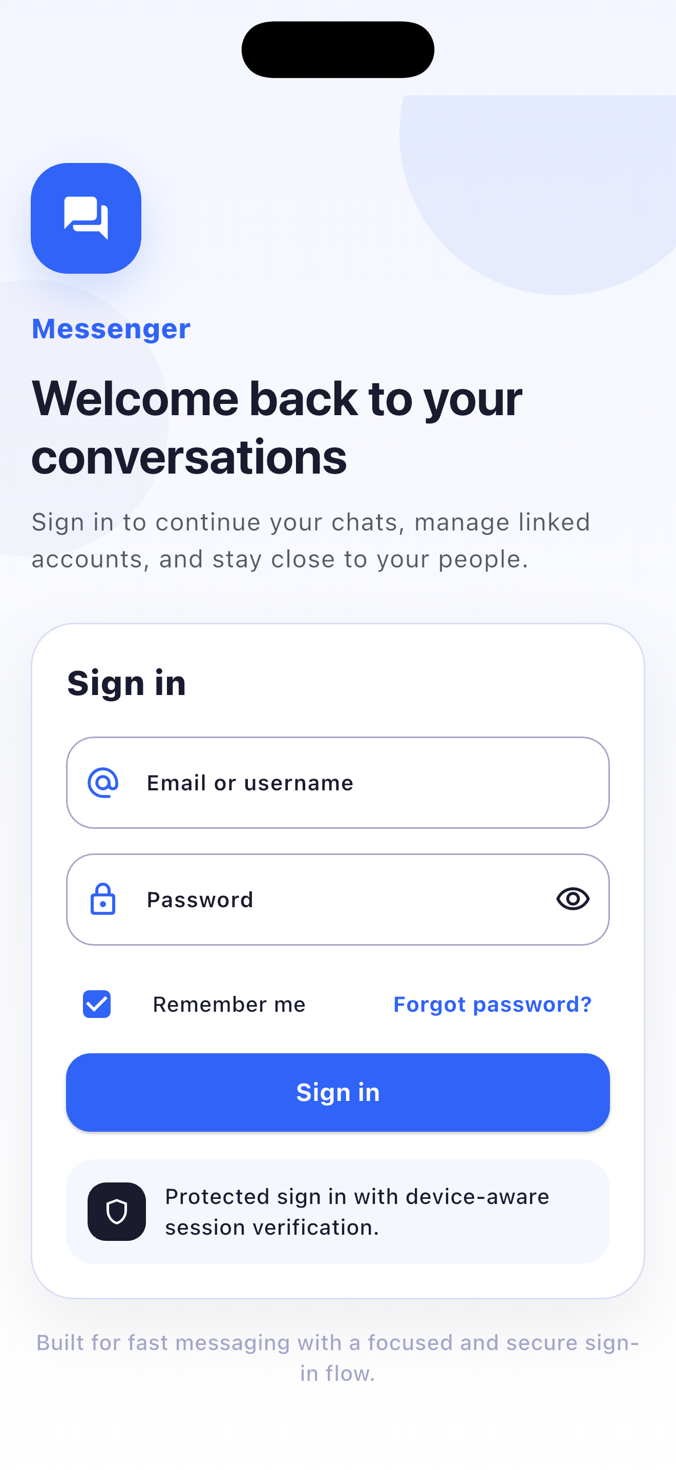 Sngine Messenger – Flutter Social Networking App (Android & iOS) mobile preview